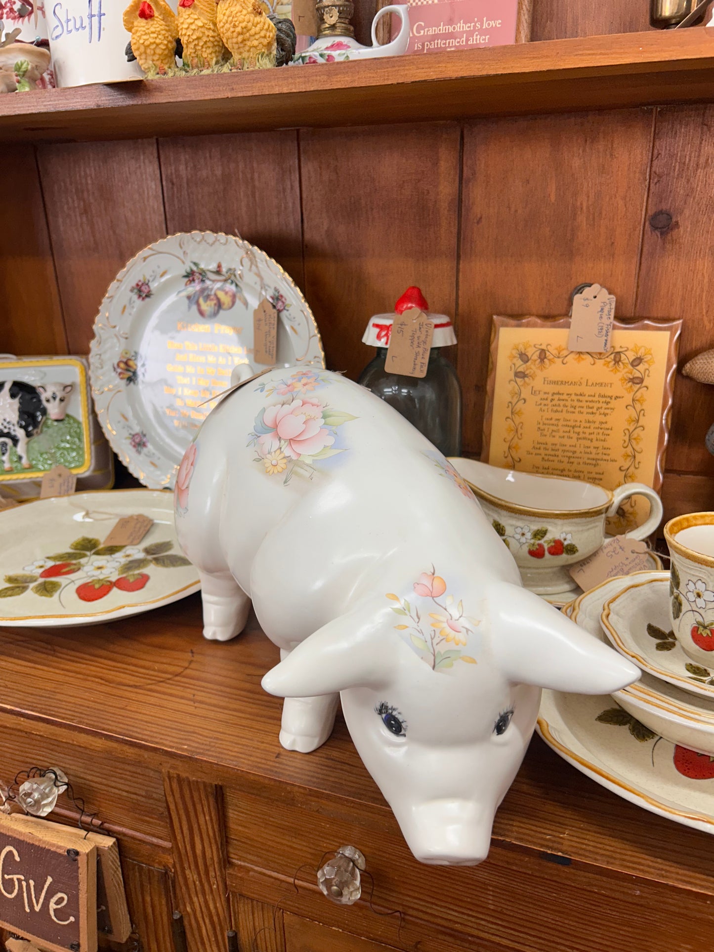 Vintage Ceramic Pig