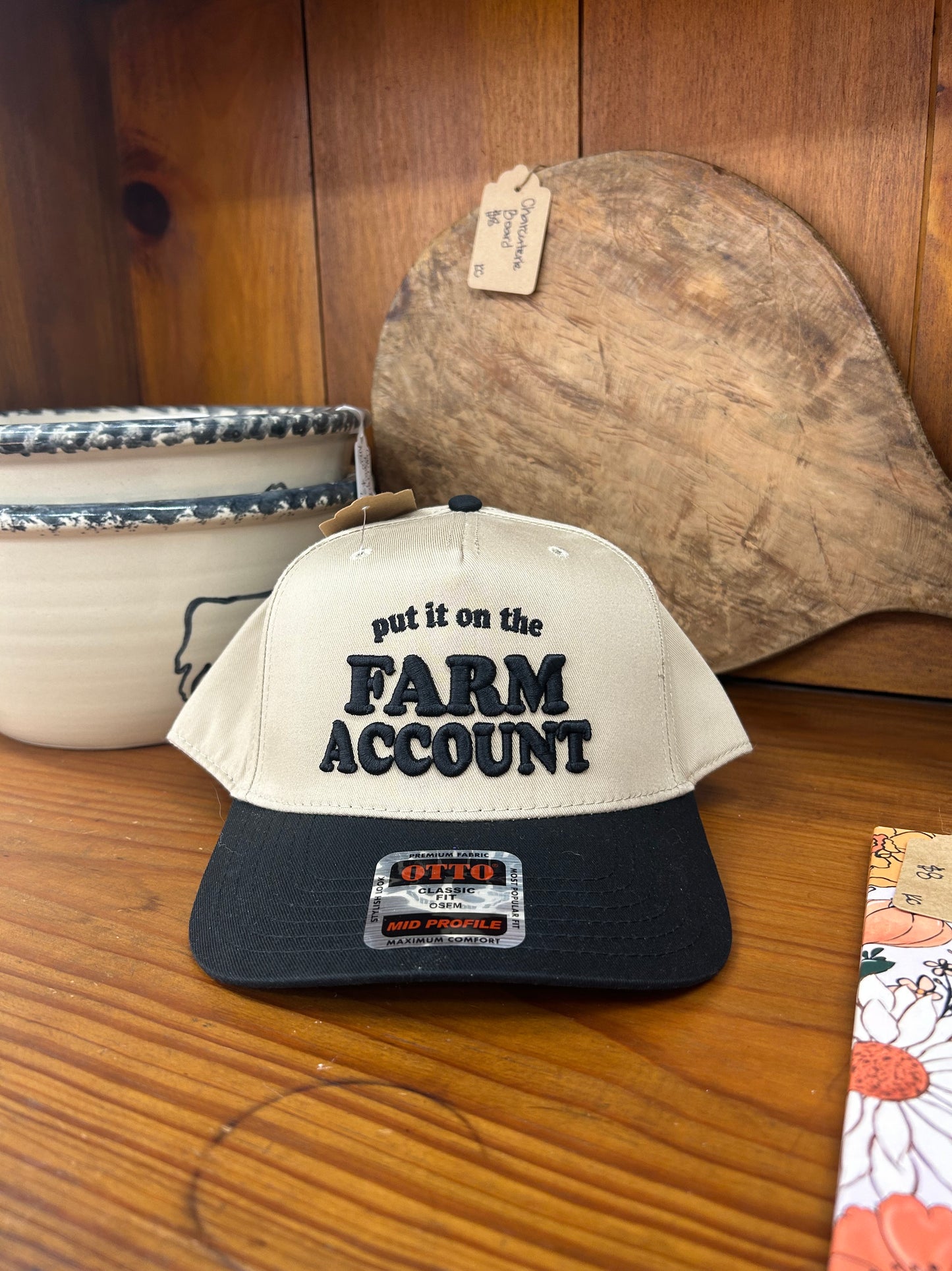 Put It On The Farm Account - Black