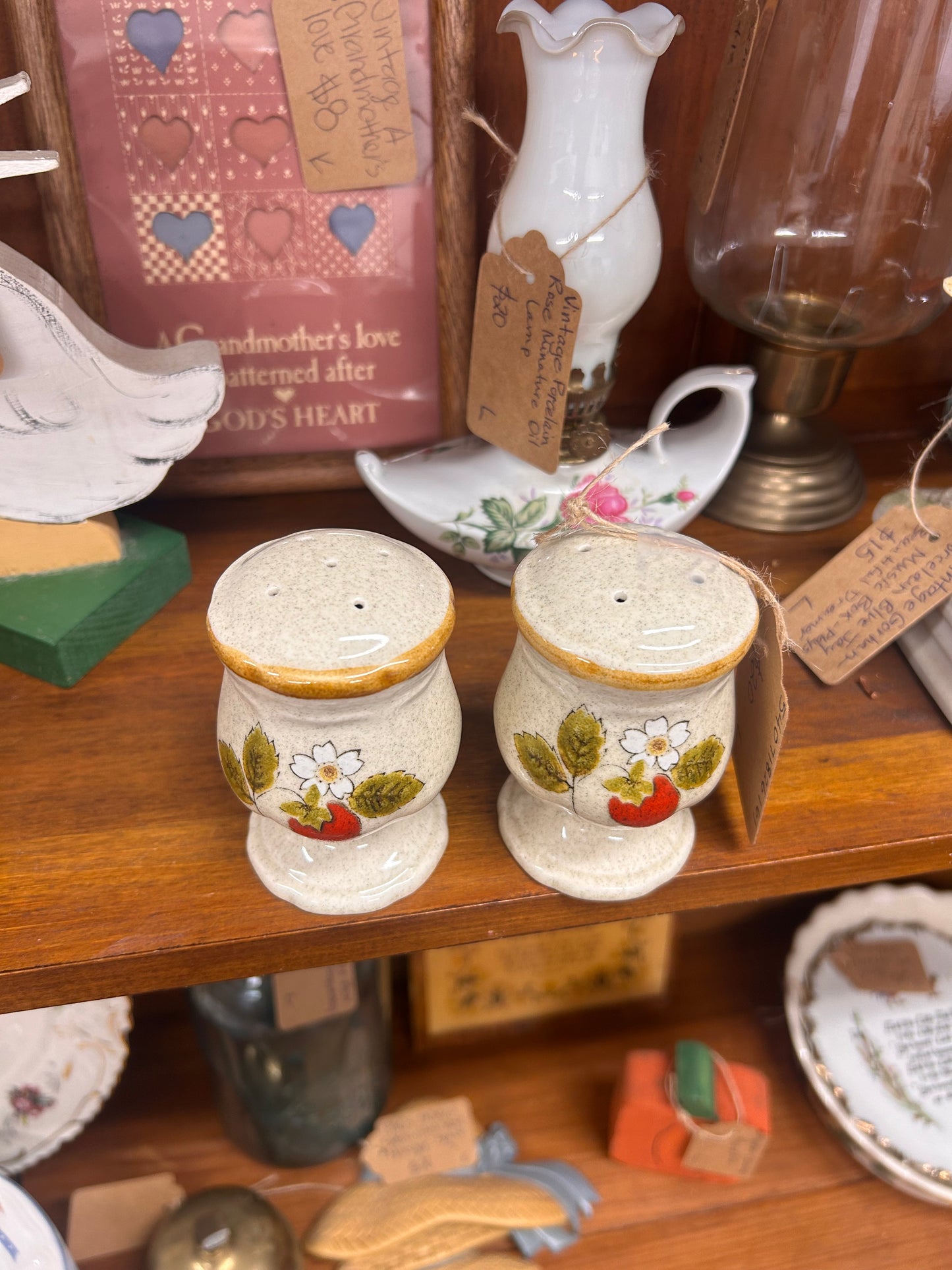 Vintage Mikasa Strawberry Festival Salt/Pepper Shakers