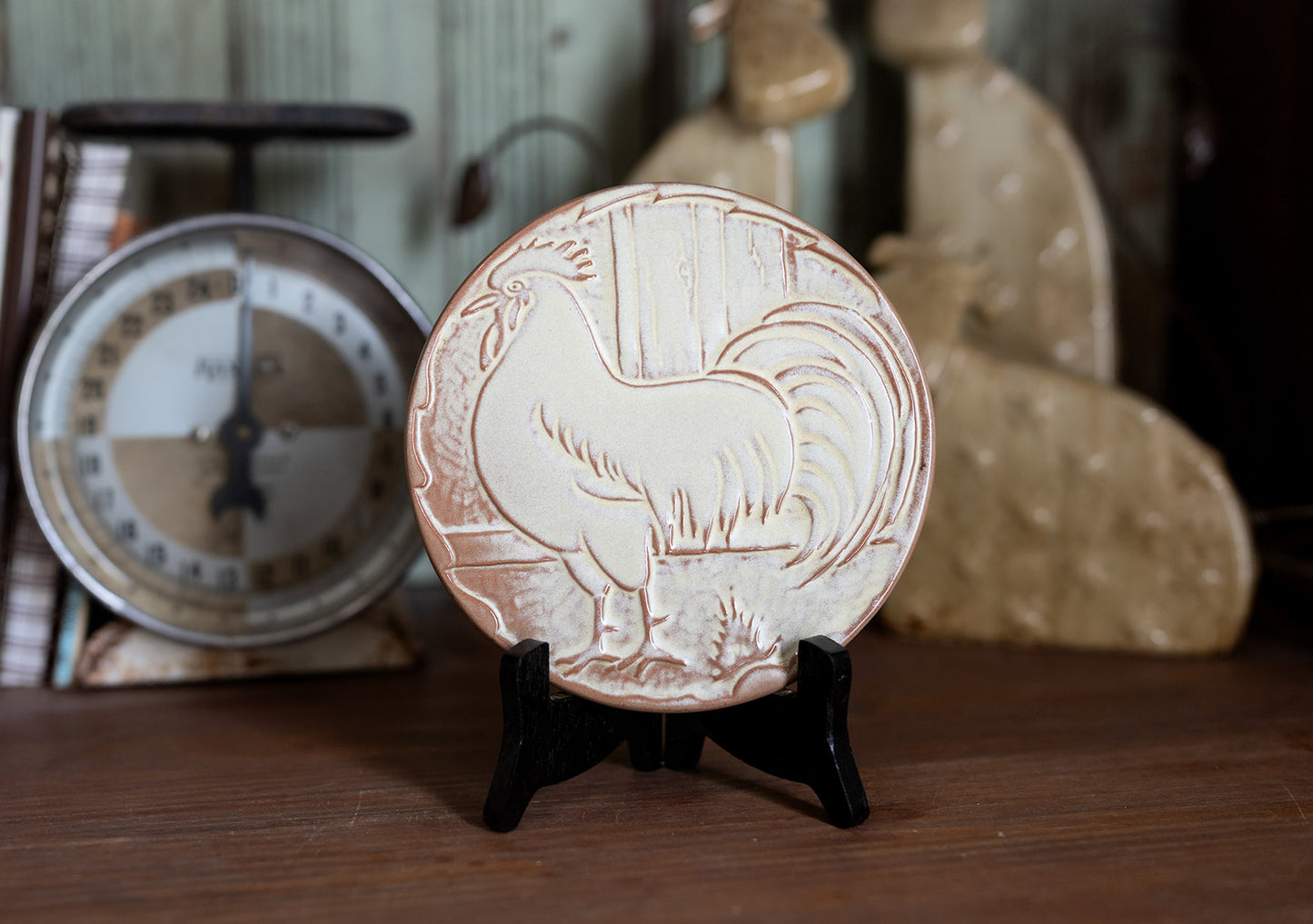 Frankoma Rooster Trivet