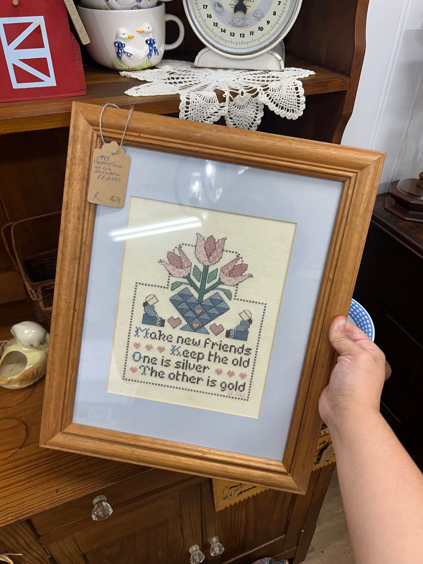 1988 Make New Friends Cross Stitch
