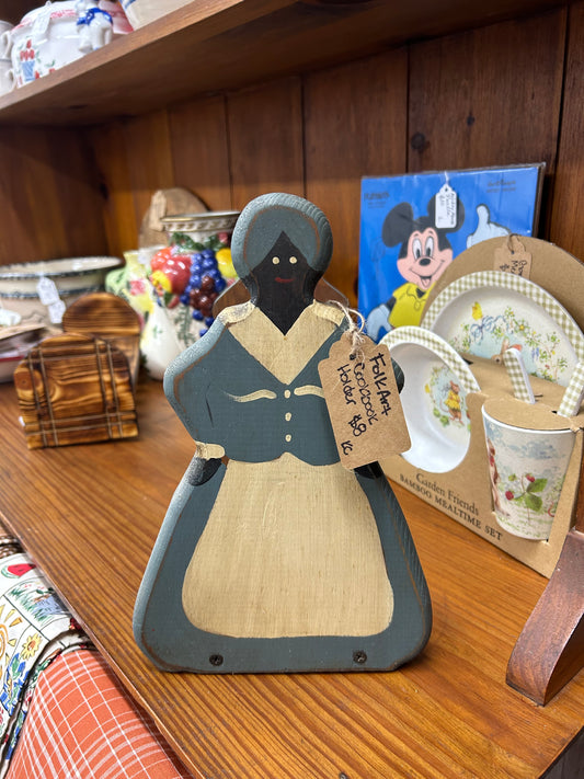 Folk Art Cookbook Holder