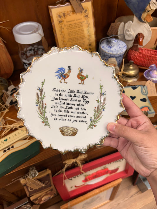Little Red Rooster Wall Plate