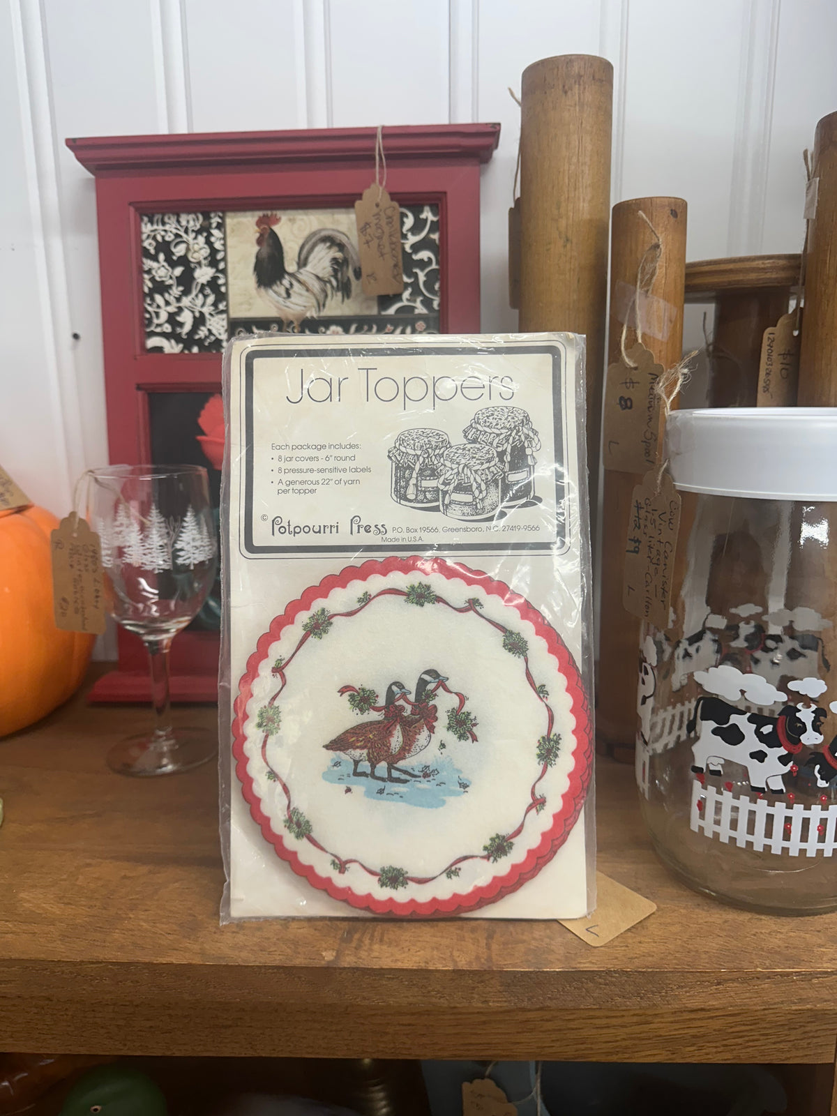 Vintage Jar Topper