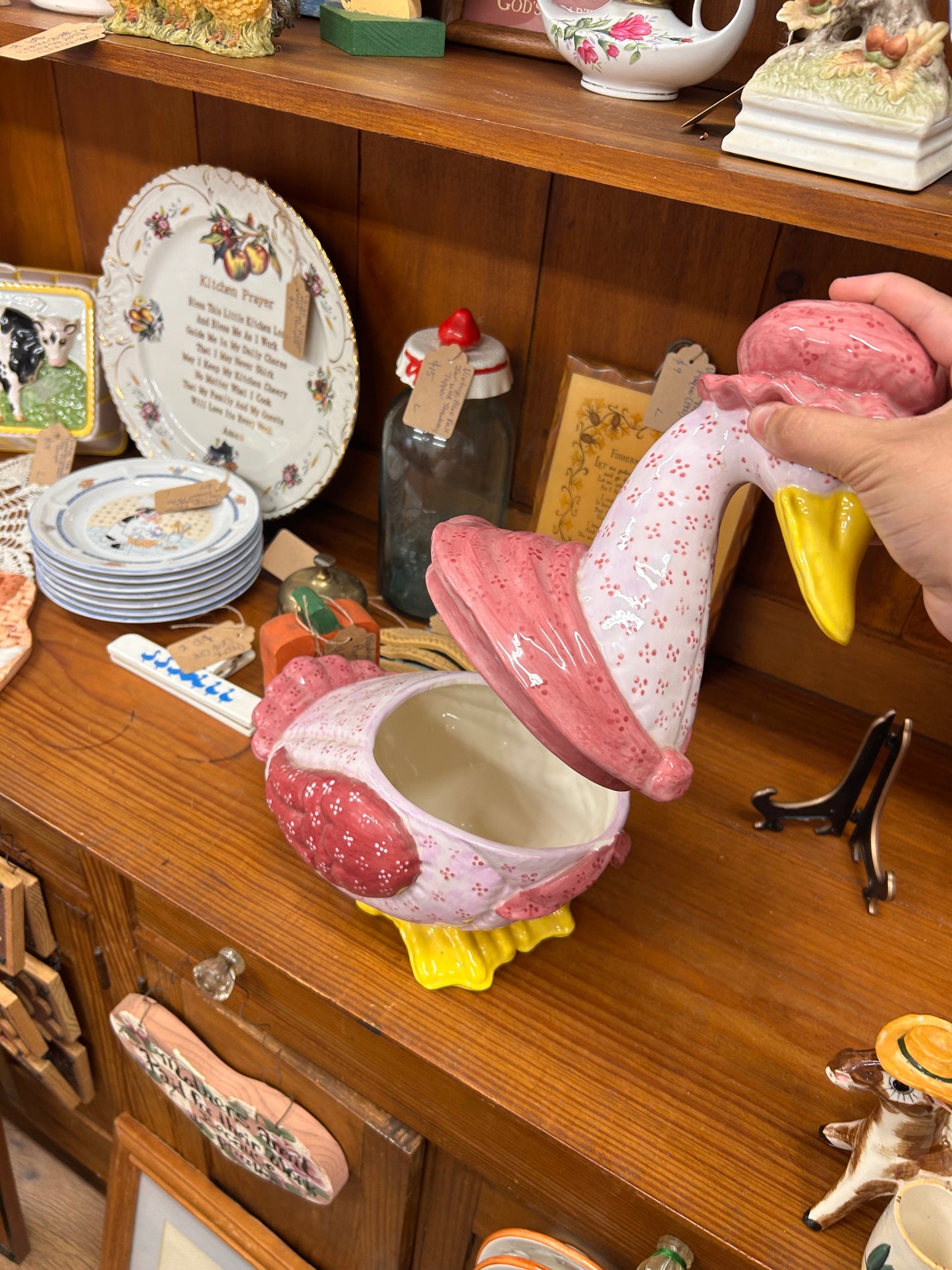 Large Vintage Goose Cookie Jar
