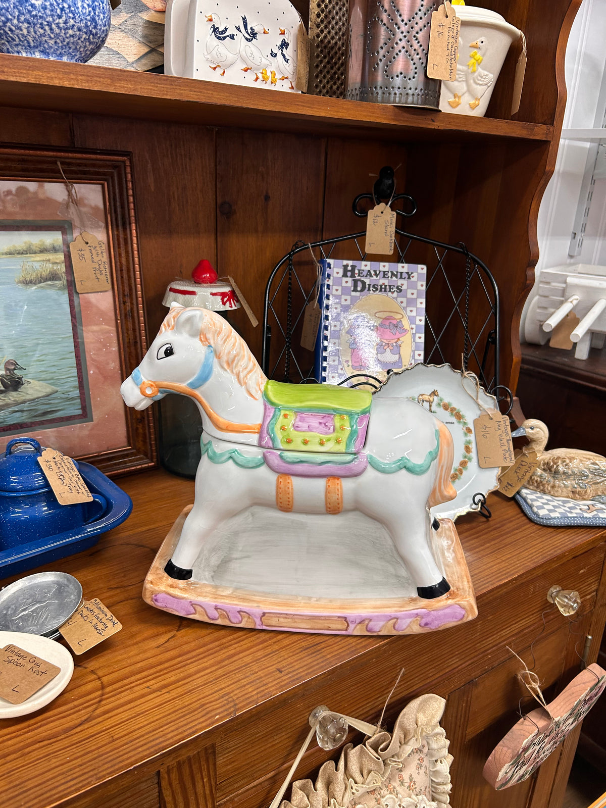Vintage Horse Cookie Jar