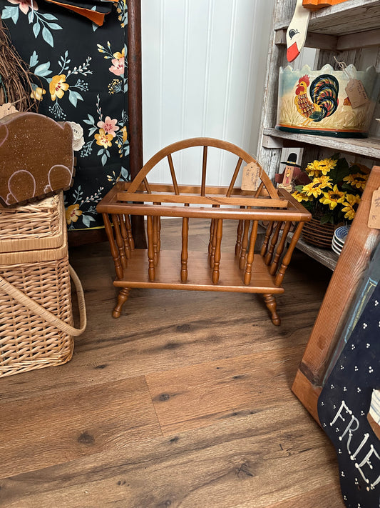 Vintage Magazine Holder - Local Pickup Only