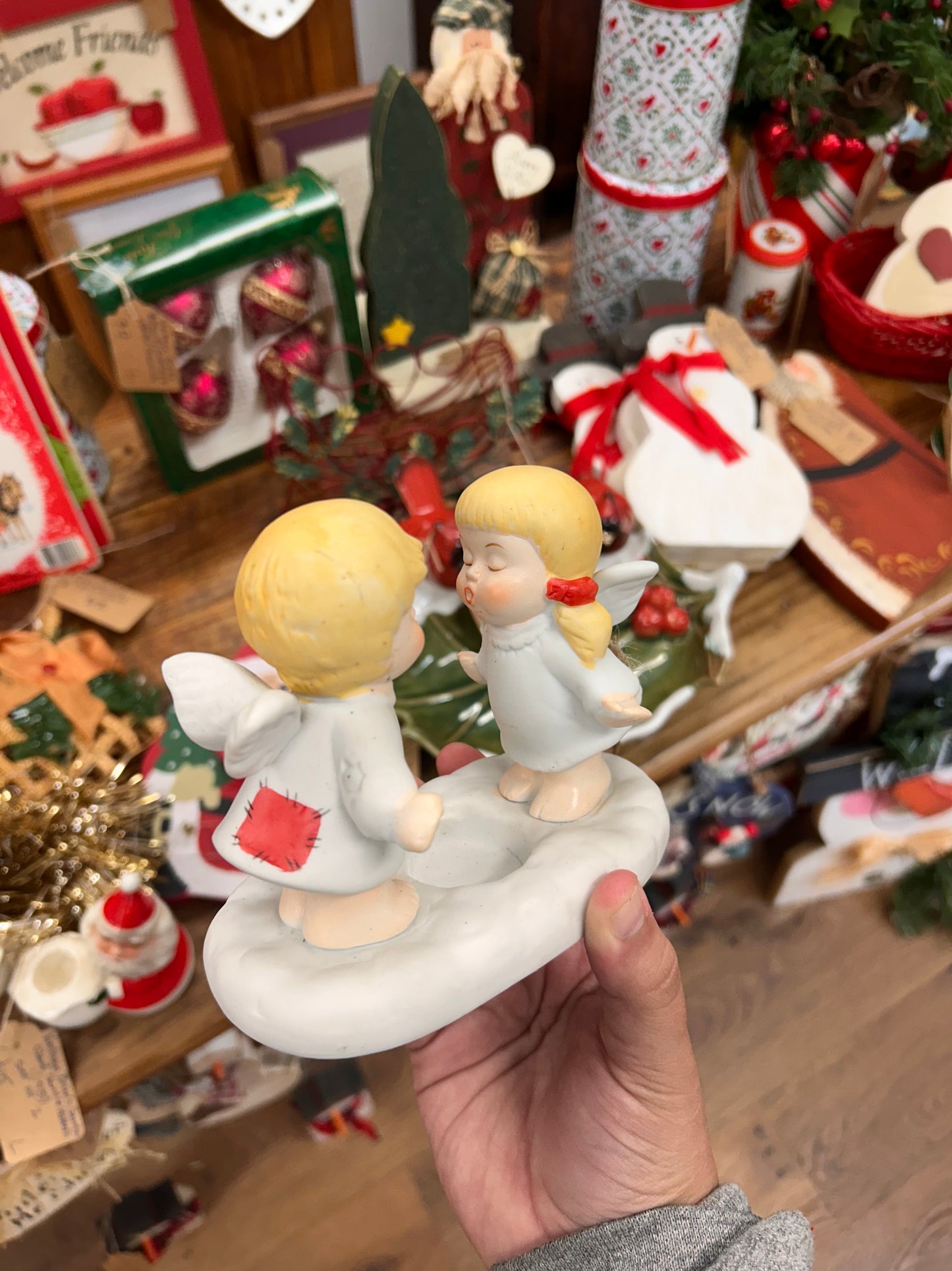 1989 Kissing Angel Tea Light