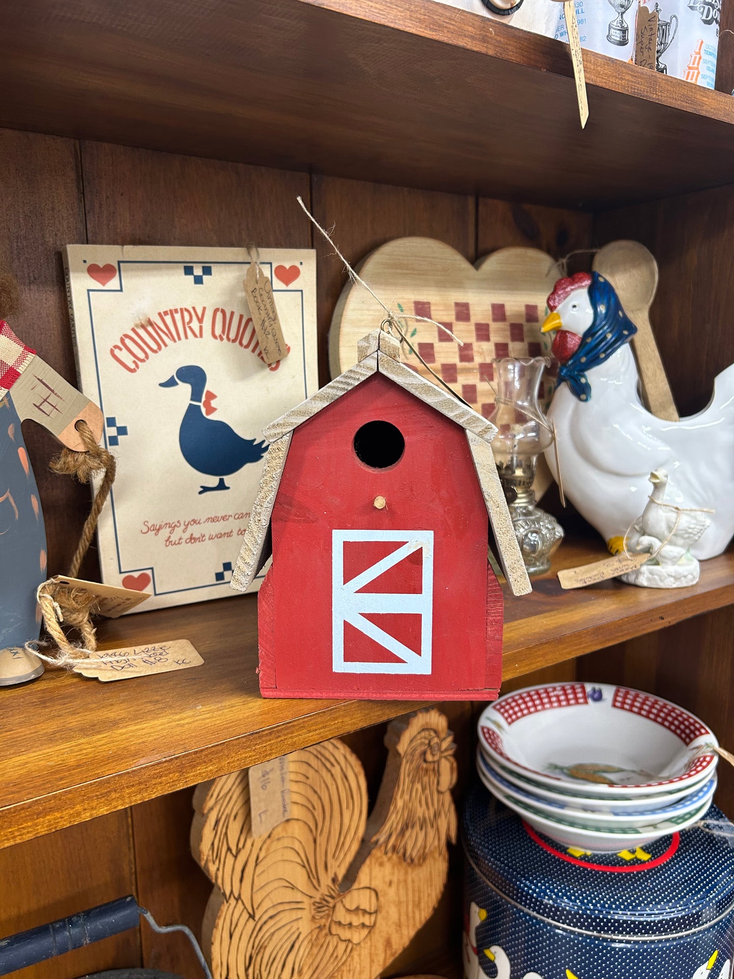 Red Barn Birdhouse