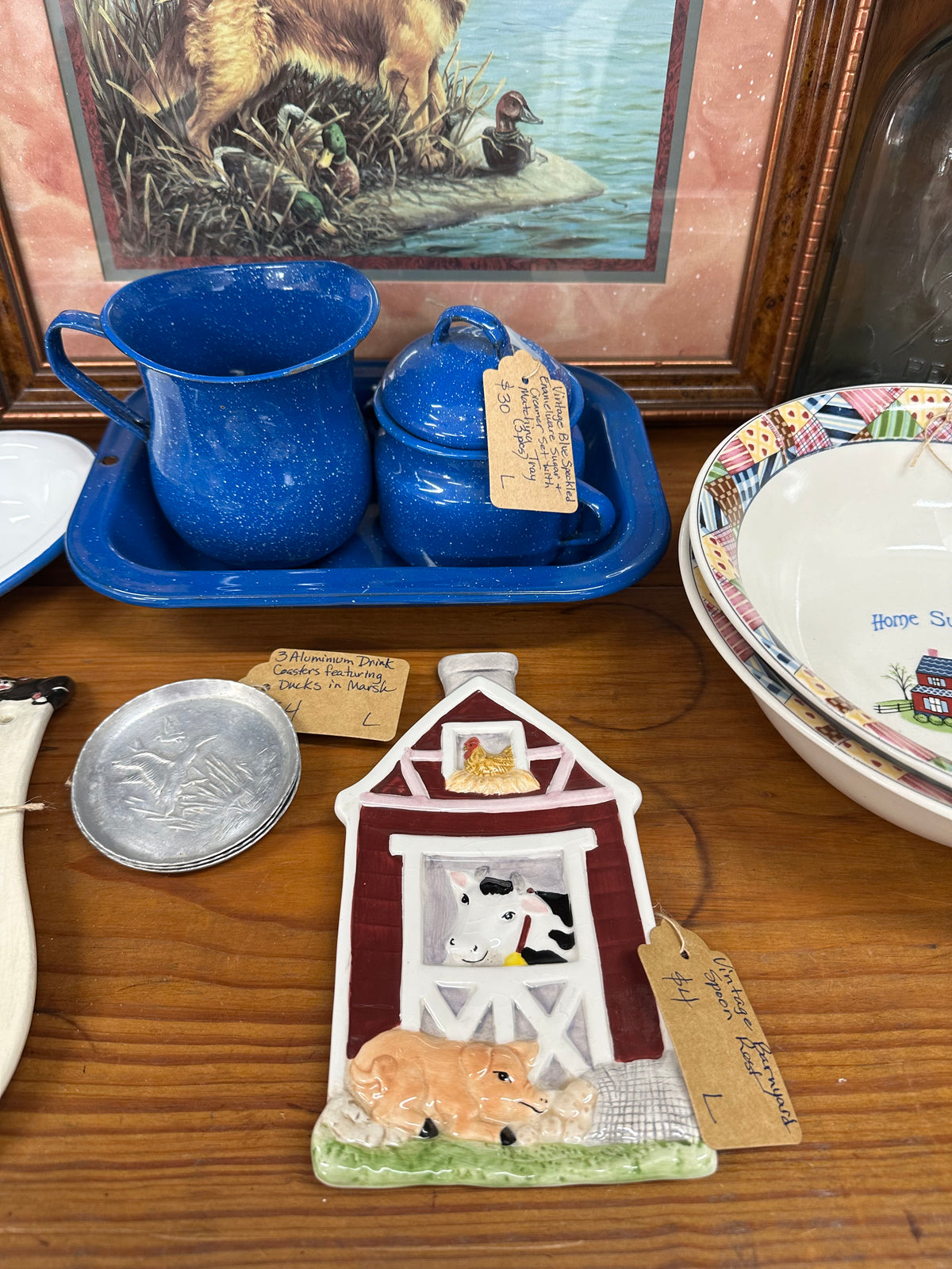 Vintage Barnyard Spoon Rest