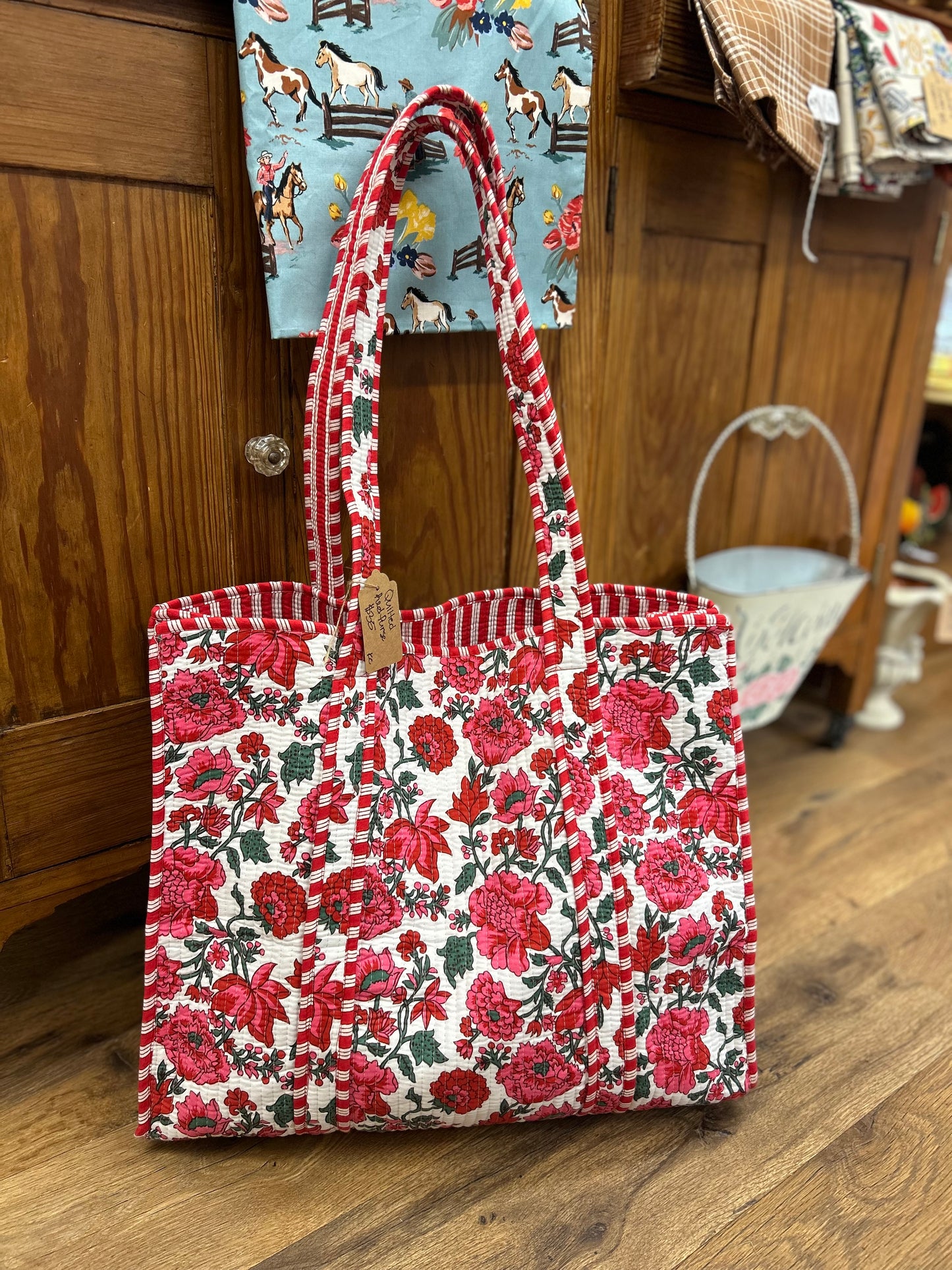 Quilted Red Purse