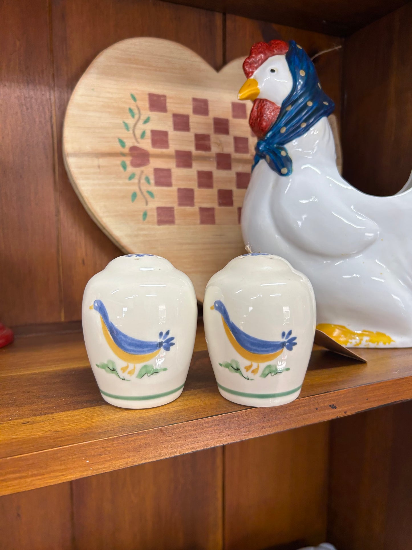 Vintage Pfaltzgraff Salt & Pepper Shakers - No Stoppers