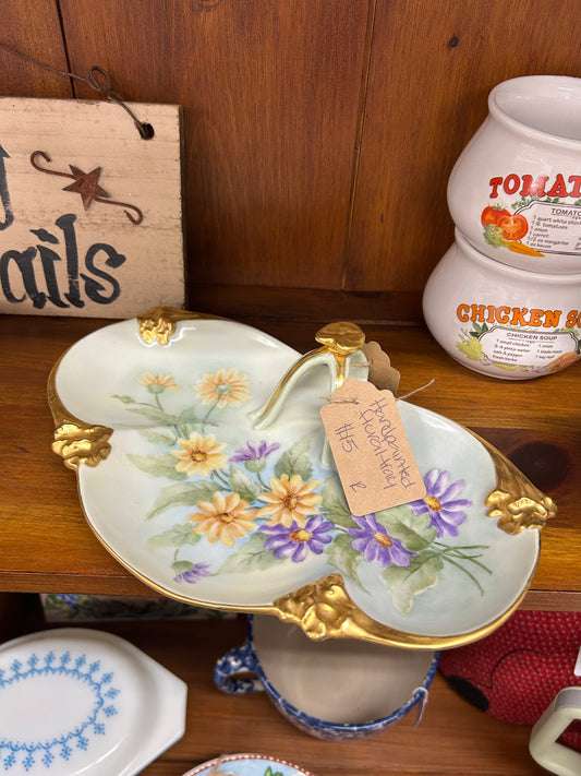 Hand Painted Floral Tray