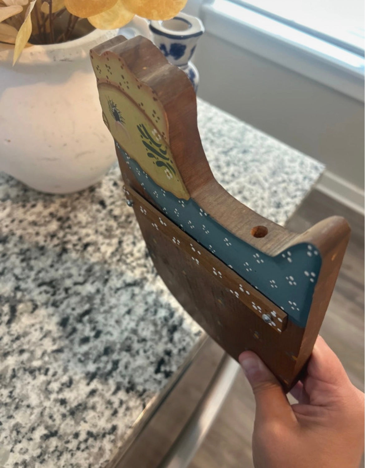 Vintage Chicken Recipe Holder Wall Hanger