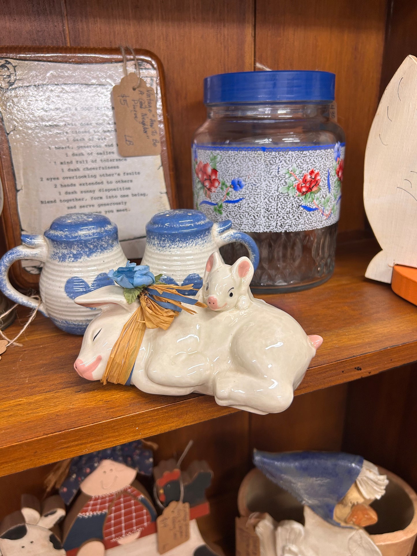 Vintage Pig Figurine