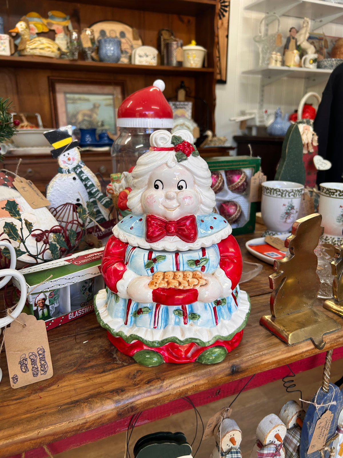 Vintage Mrs.Claus Cookie Jar