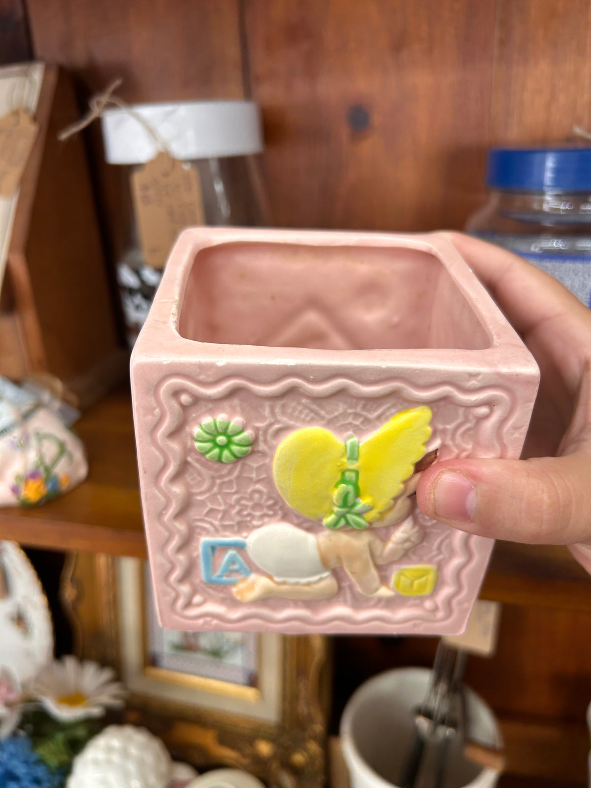 Vintage Baby Planter - As Is