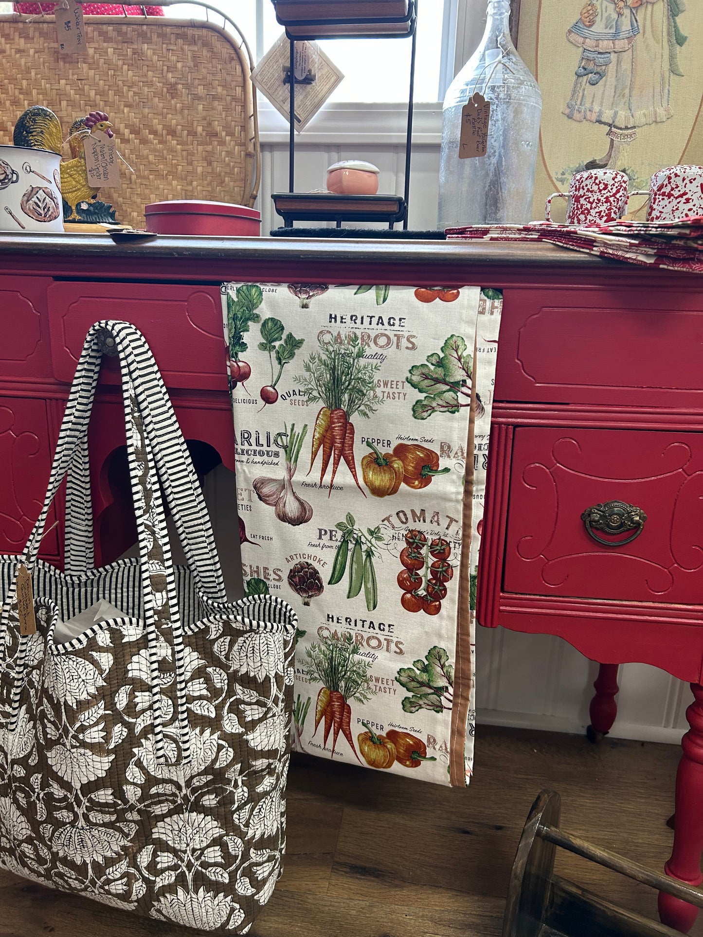 Vegetable Garden Table Runner Made By Gladys