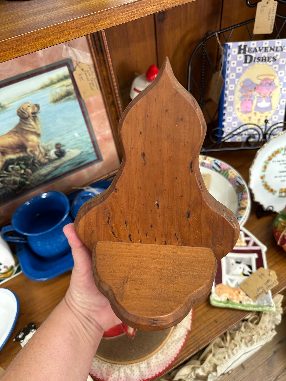 Small Wooden Vintage Shelf