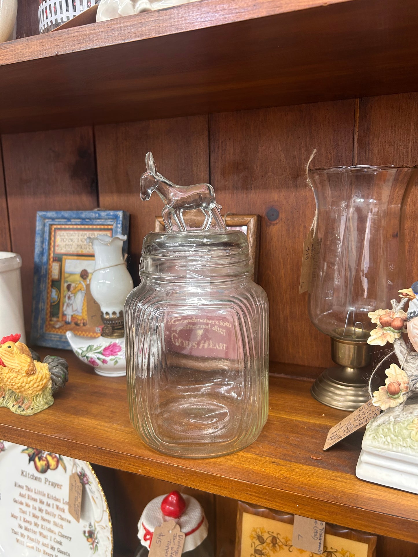 Vintage Donkey Jar