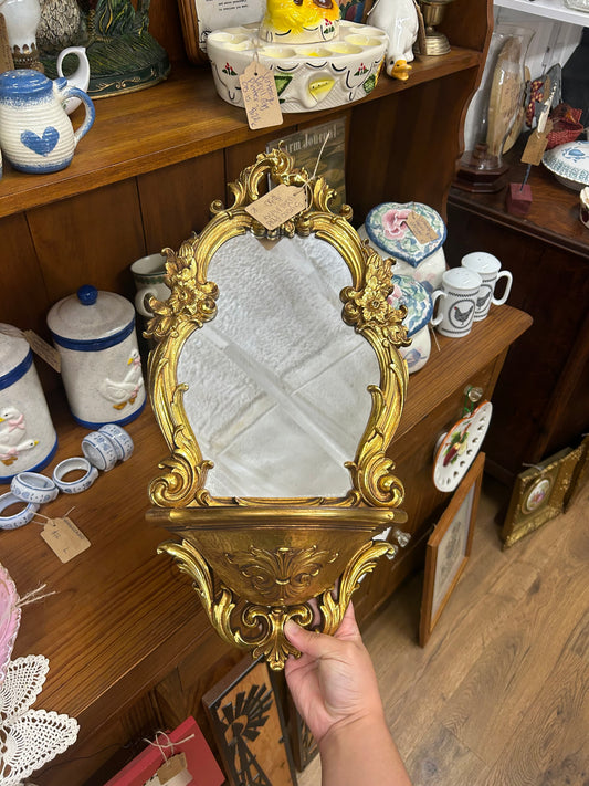 Vintage Gold Wall Mirror
