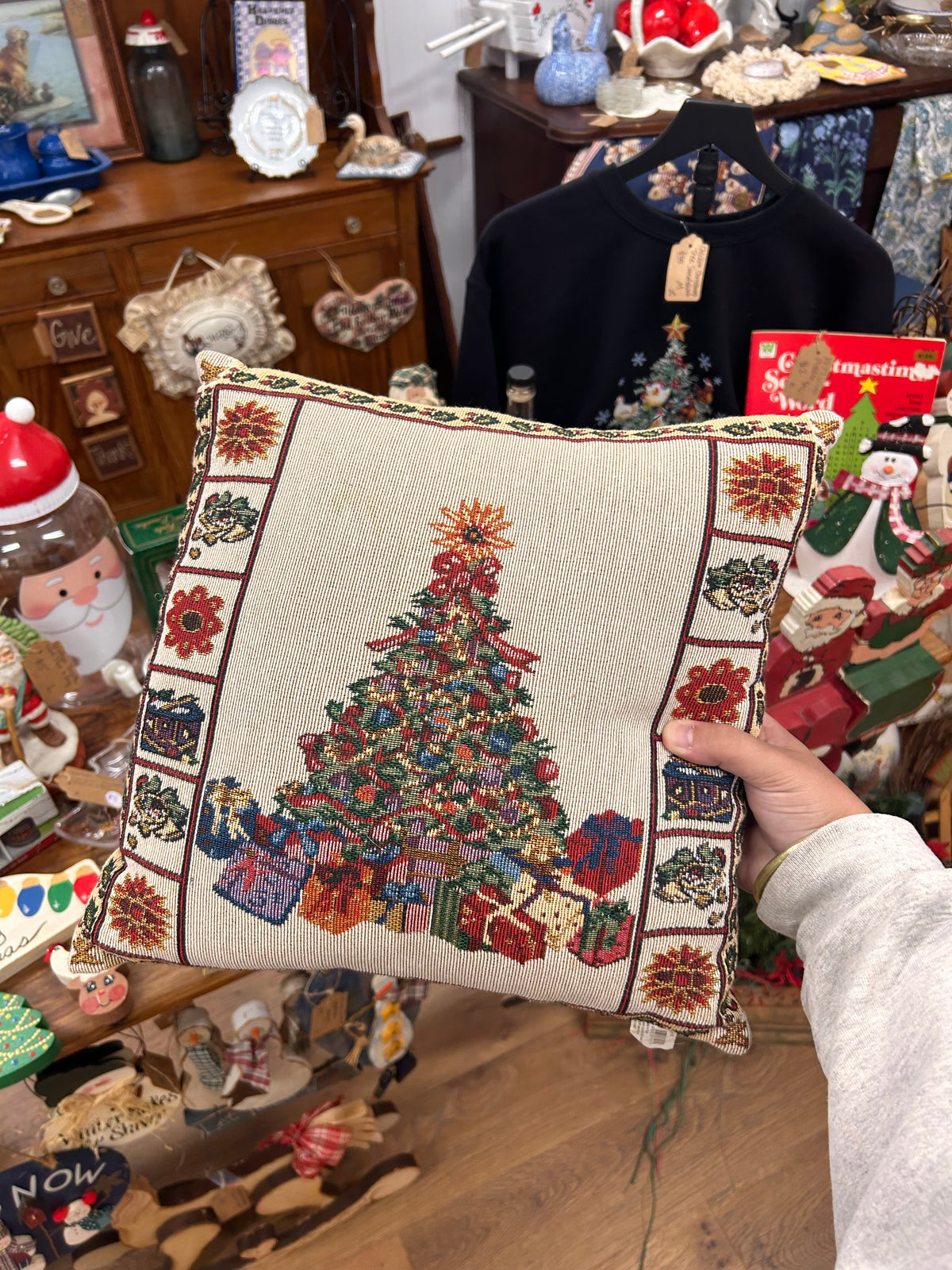 Set Of 2 Christmas Pillows - Haven’t Tried To Remove Small Stains