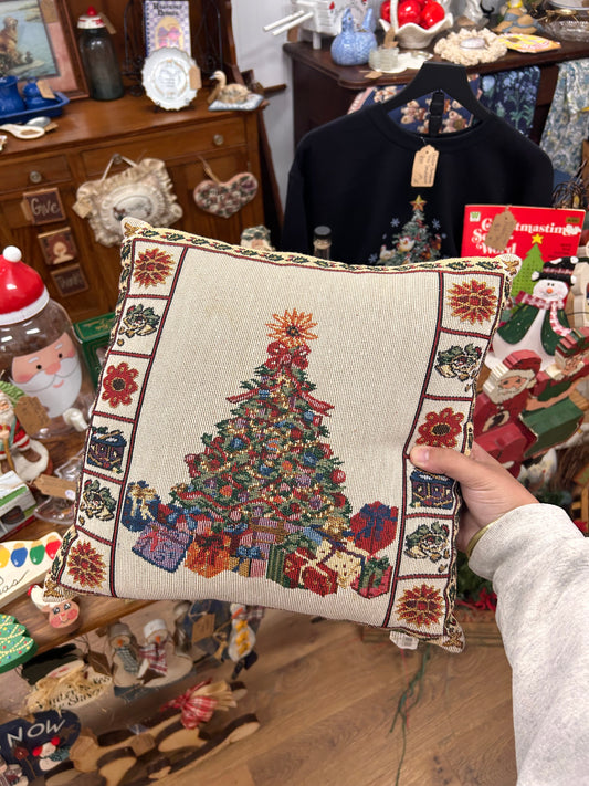 Set Of 2 Christmas Pillows - Haven’t Tried To Remove Small Stains