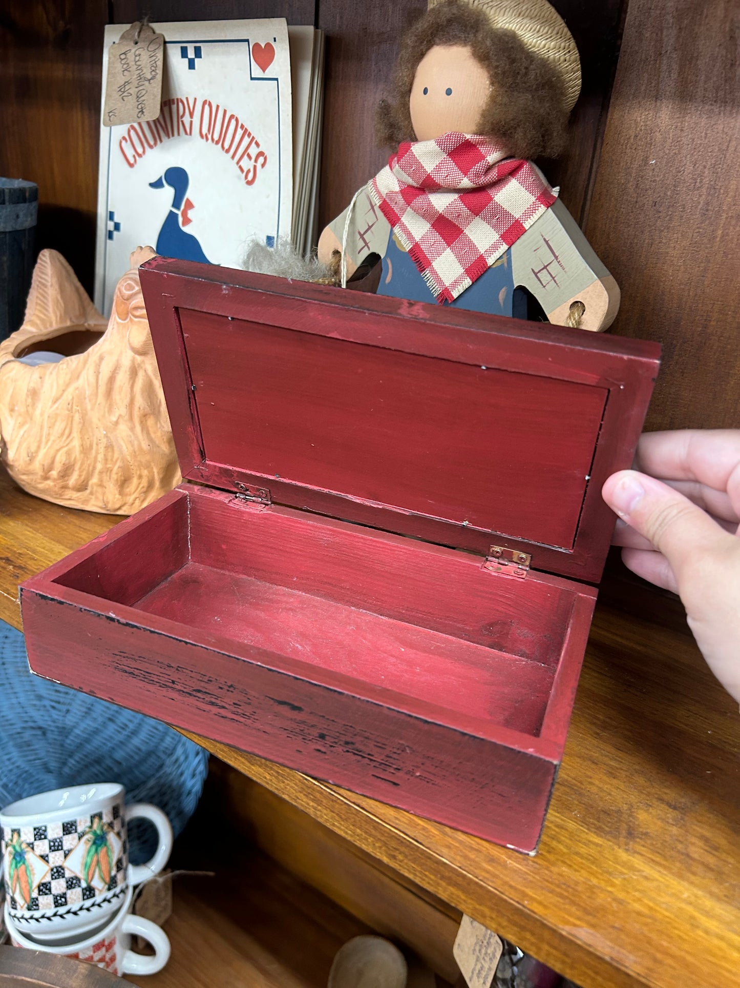 Antiques Primitive Box