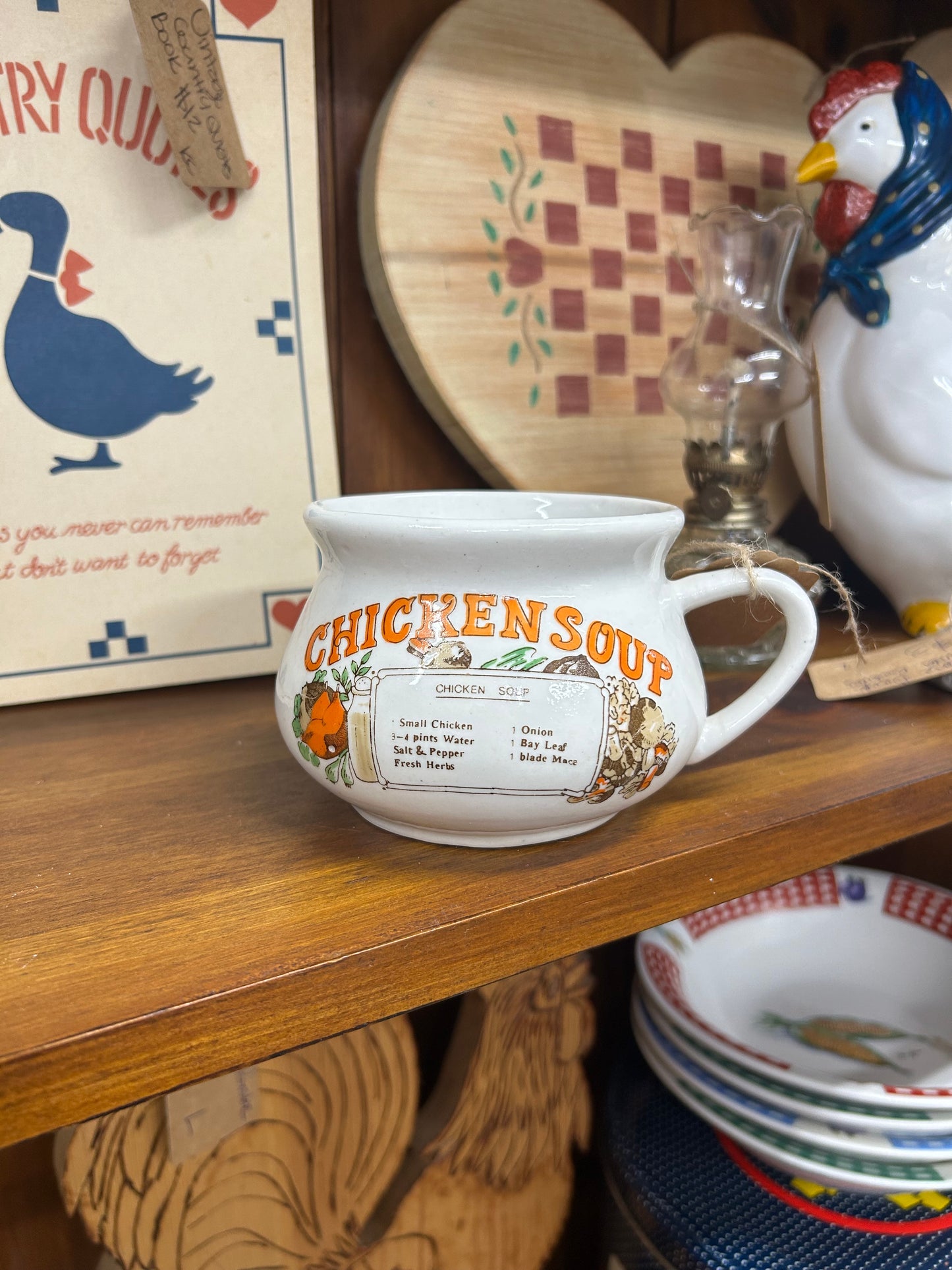 Vintage Chicken Soup Mug