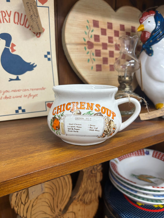Vintage Chicken Soup Mug