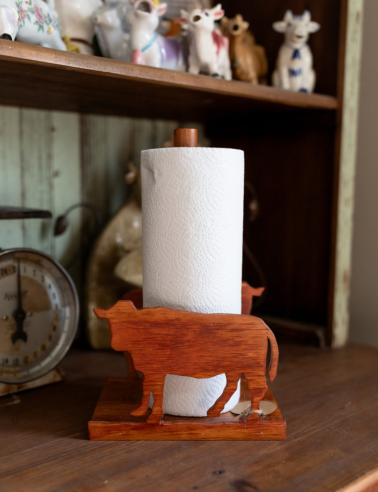 Cow Paper Towel Holder