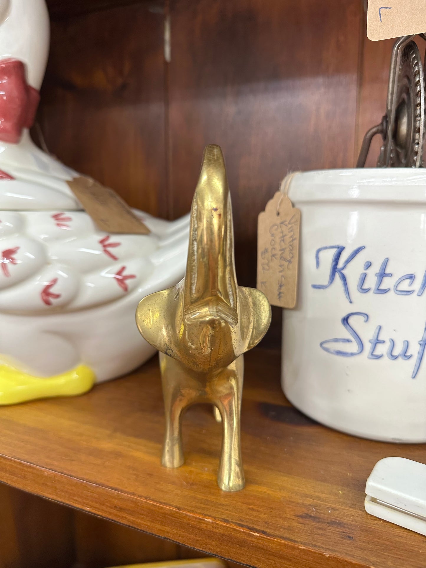 Vintage Brass Elephant