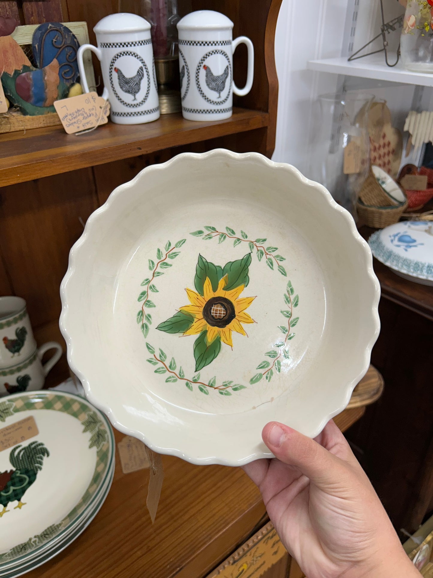 Sunflower Baking Dish - As Is