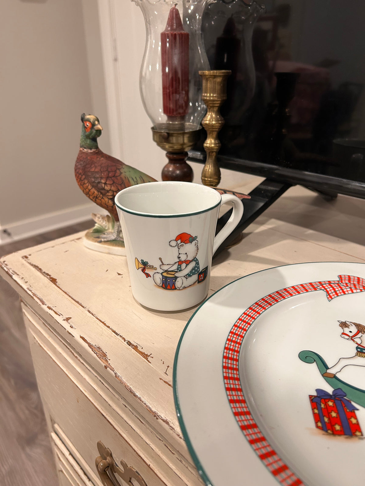 Vintage Anchor Hocking Christmas Dishes