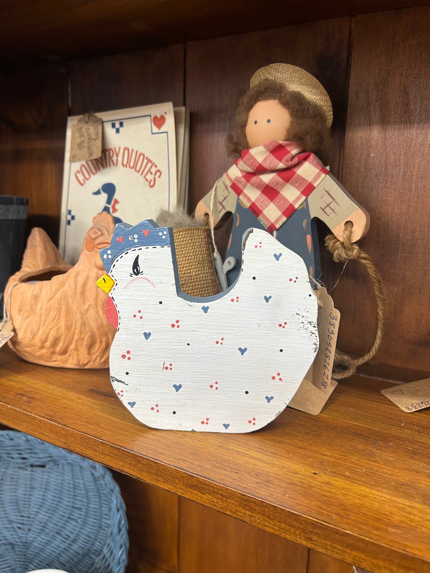 Vintage Hen Wall Plaque