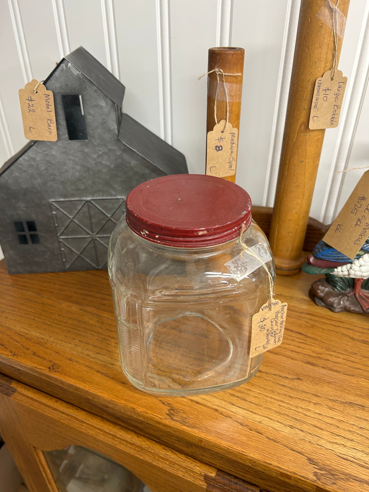 Vintage Anchor Hocking 1 Gallon Hoosier Canister