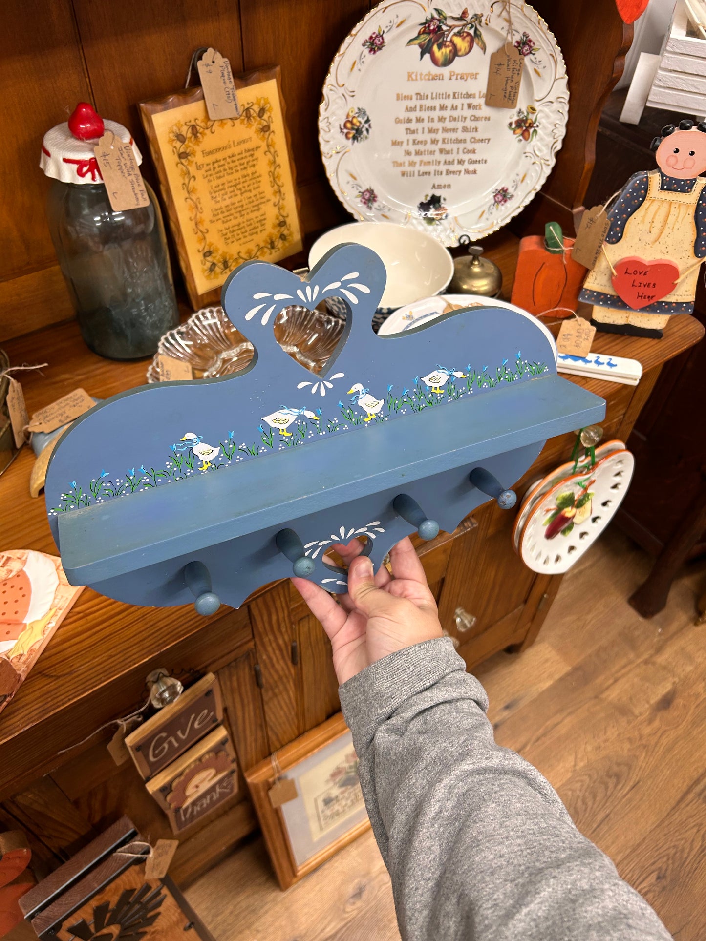 Vintage Goose Shelf