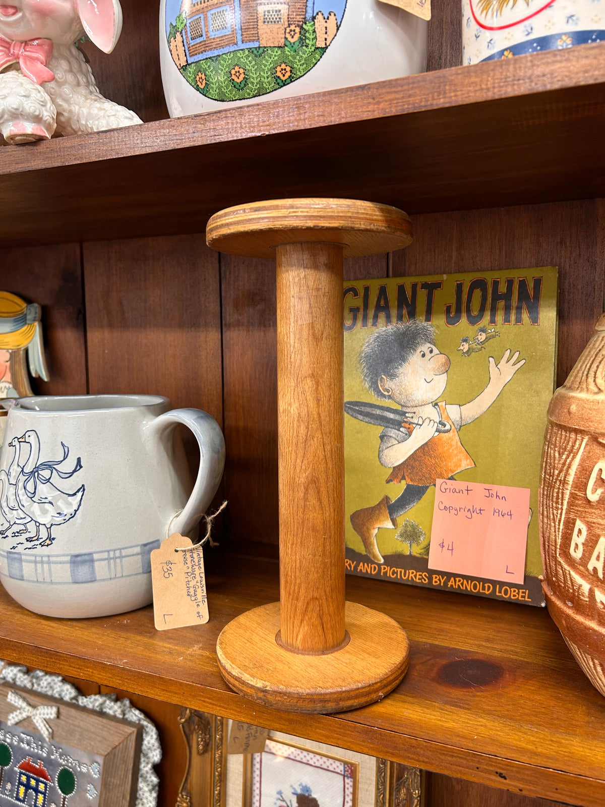 Vintage Large Wooden Spool