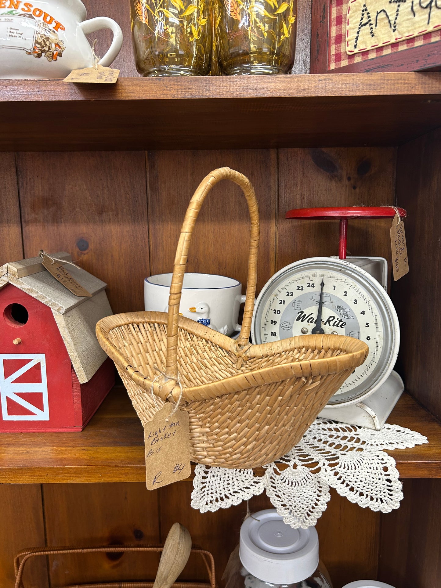 Light Tan Basket - As Is