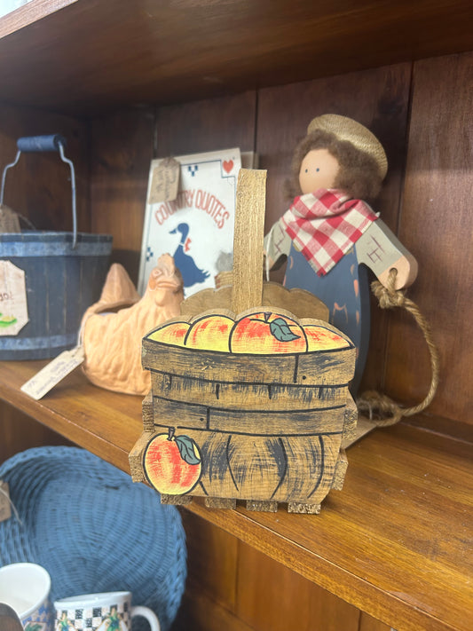 Vintage Wooden Peach Basket