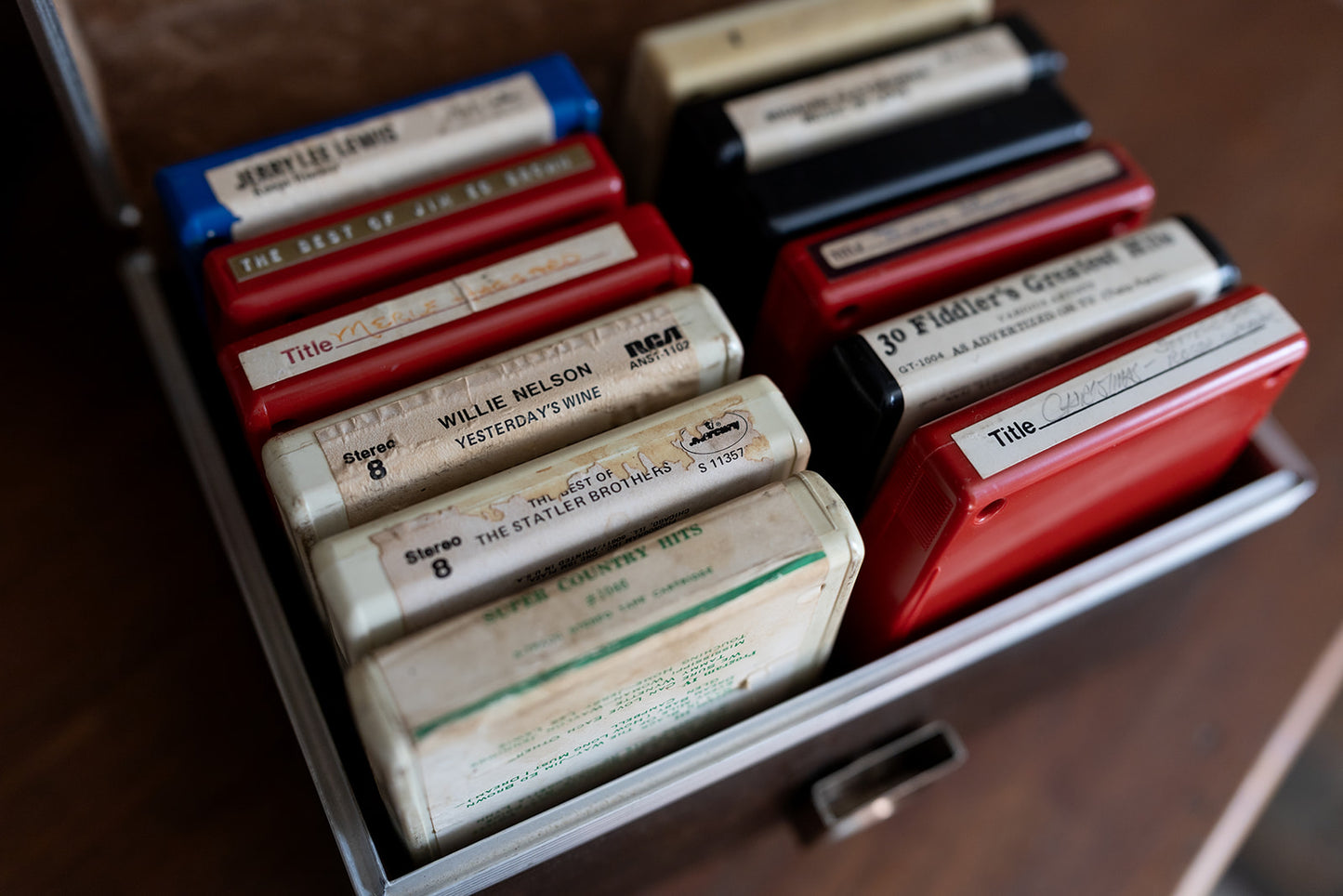 8 Track Tapes + Case