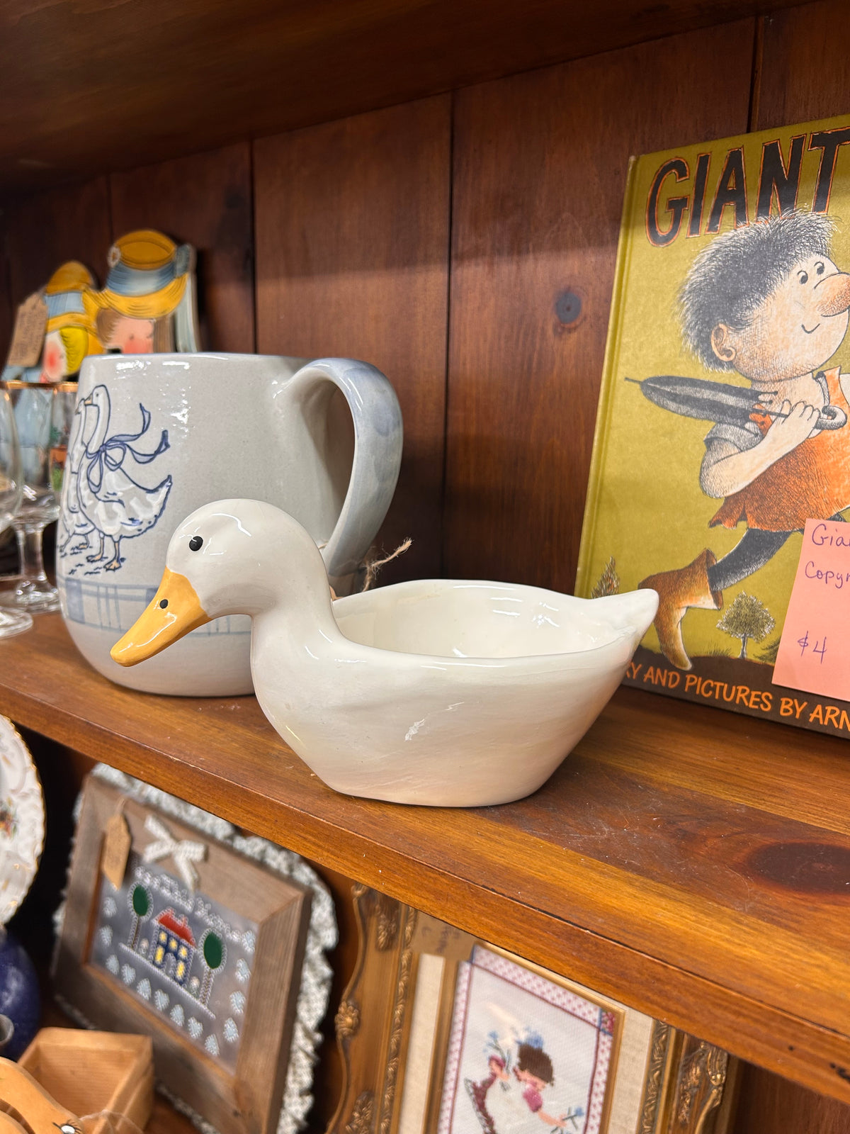 Vintage Duck Trinket Tray/Planter
