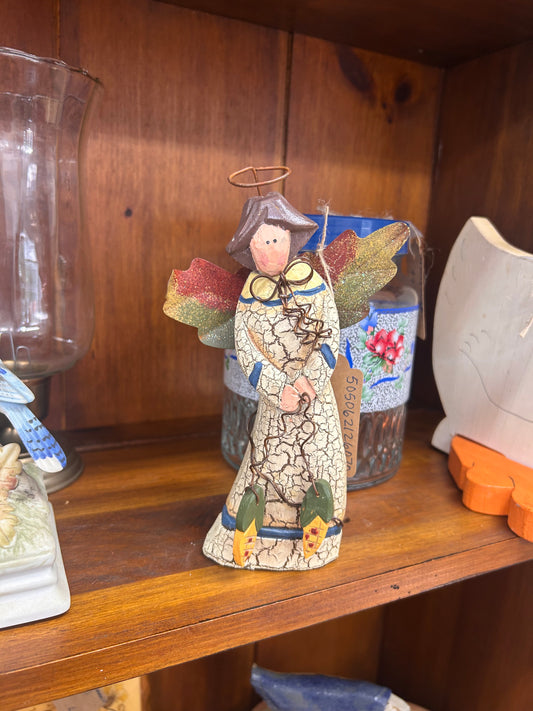 Wooden Thanksgiving Angel