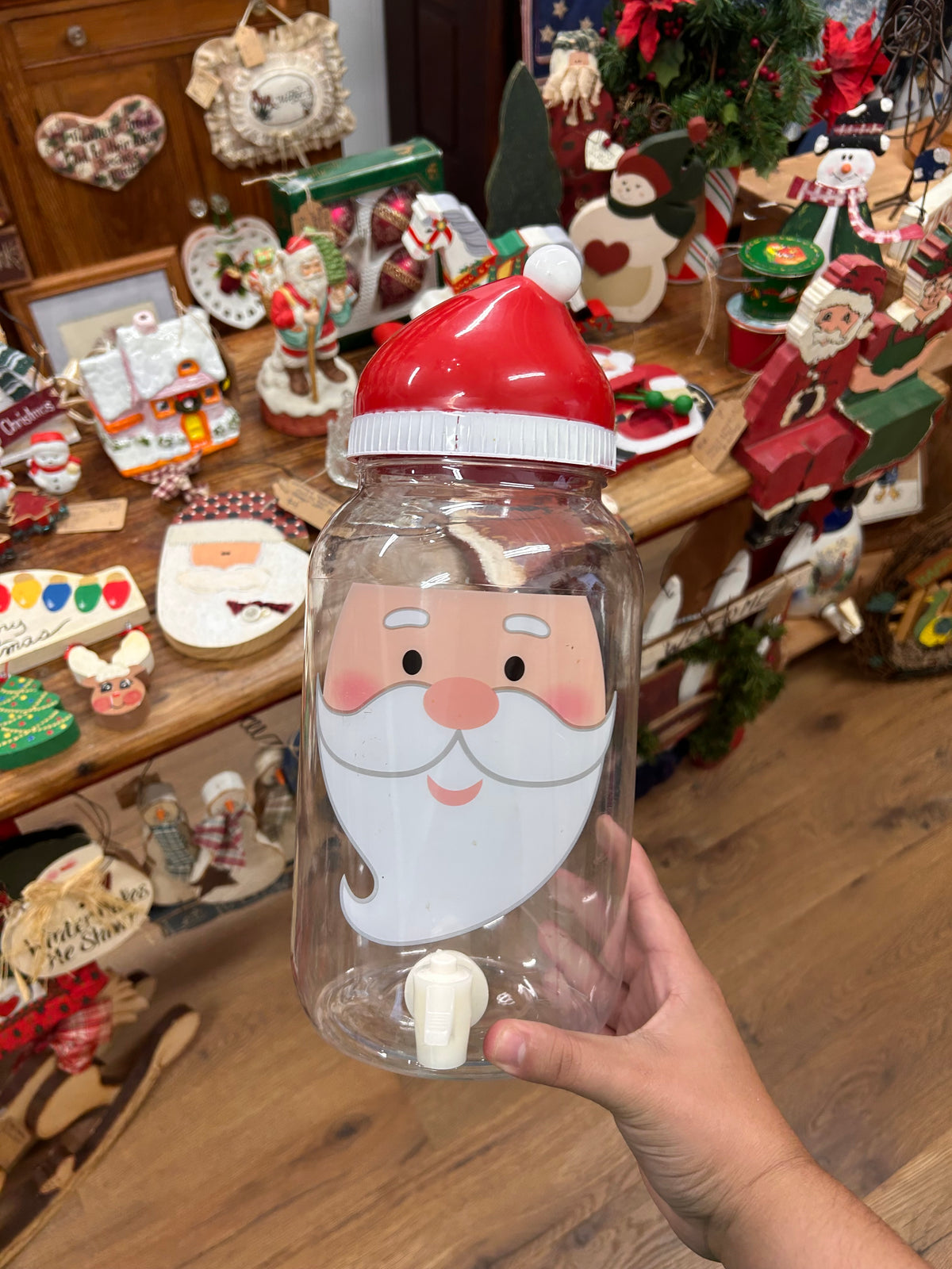 Santa Tea Dispenser