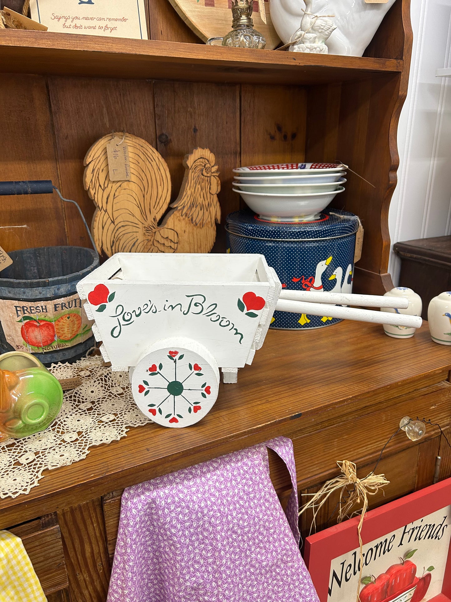 Vintage Love’s In Bloom Wagon - Local Pickup Only
