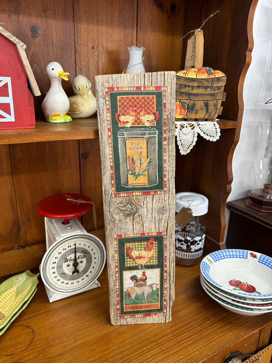 Wooden Farm Wall Hanger