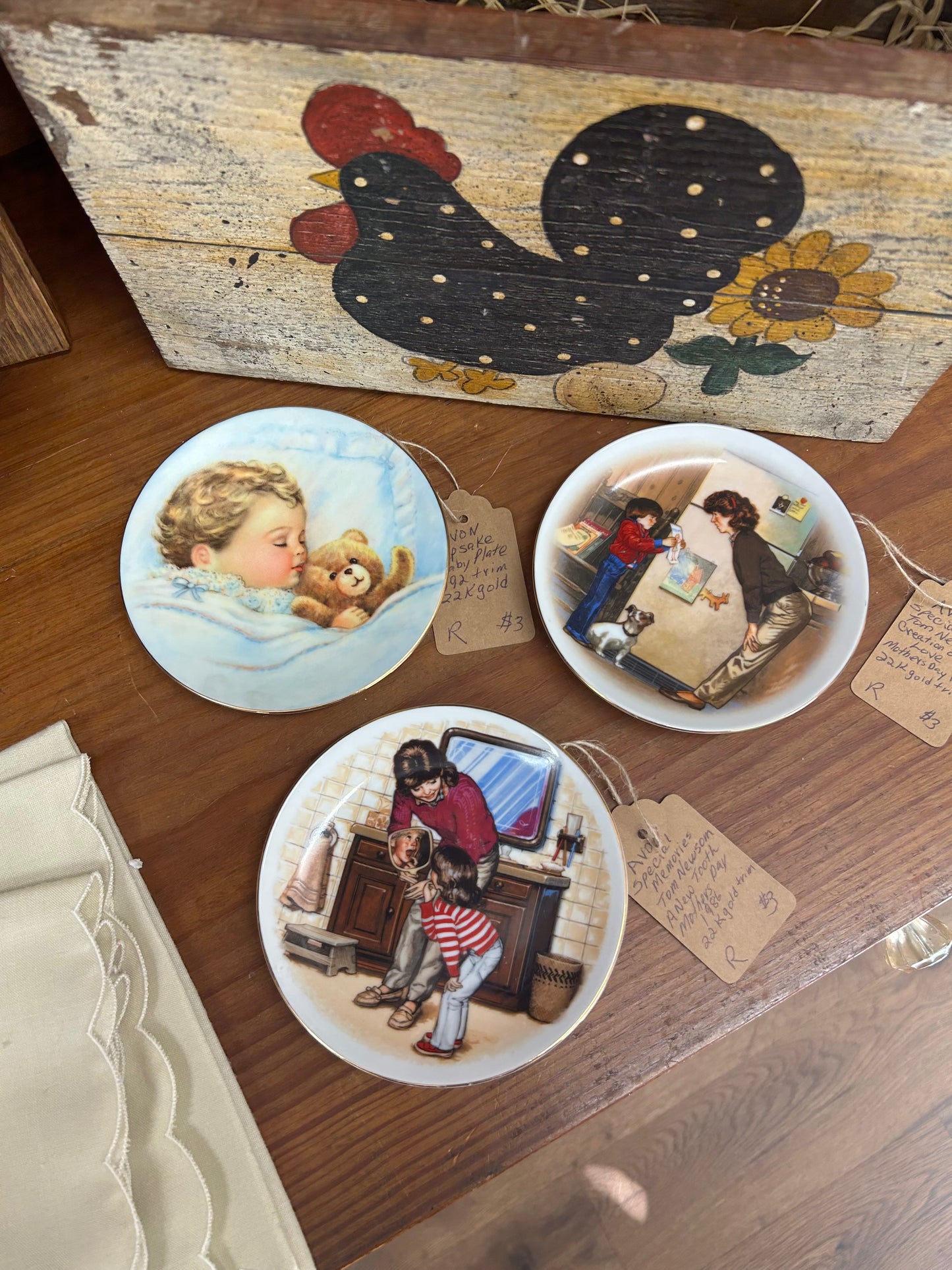 Vintage Avon Keepsake Wall Plates
