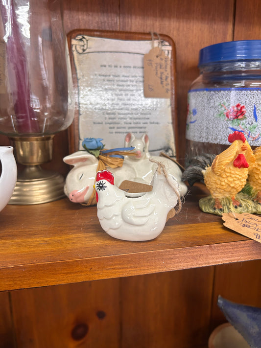 Vintage Chicken Toothpick Holder