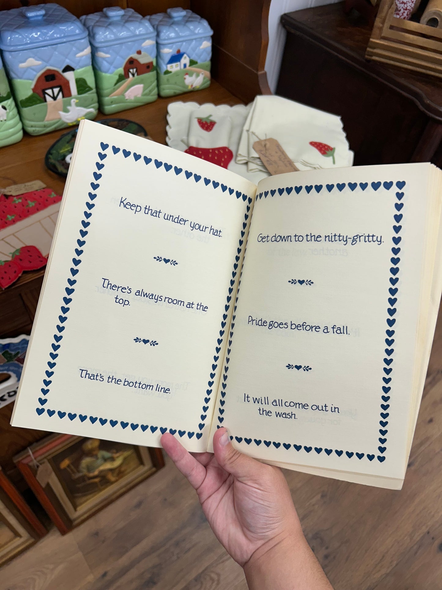 Vintage Country Quotes Book