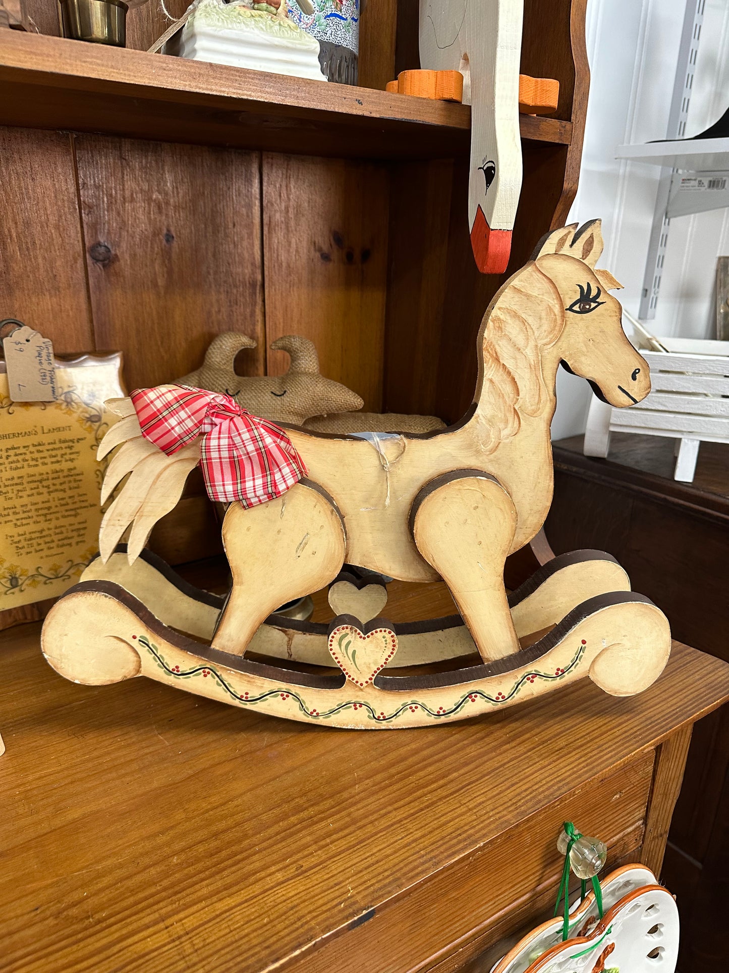 Vintage Wooden Rocking Horse - Local Pickup Only